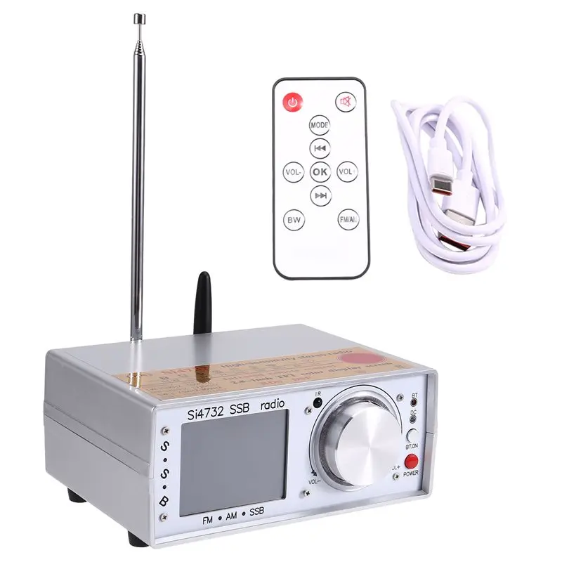 

FFYY-ATS-25 Full-Band Radio FM With Stereo Output IR Remote Control Bluetooth Transmitter Type-C 2.8Inch Touch Screen White