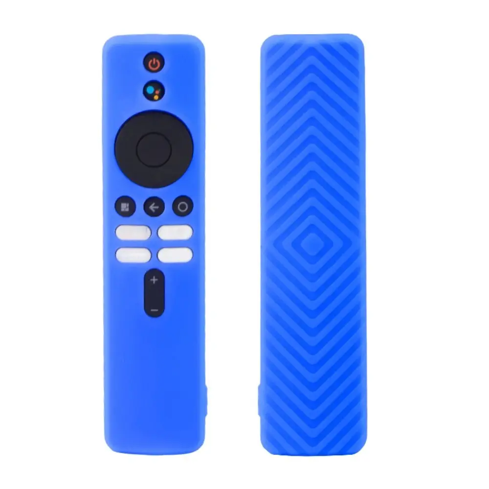 Luminous Remote Control Case Soft Texture Silicone Remote Control Sleeve Shockproof Anti-fall for Xiaomi Mi TV Box S view 2