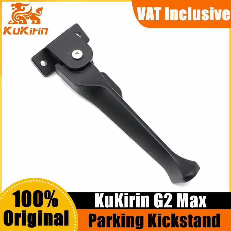 Original Aluminum Alloy Kickstand Part For KUGOO KuKirin G2 MAX Electric Scooter Stand Foot Support Bracket Side Leg Accessories