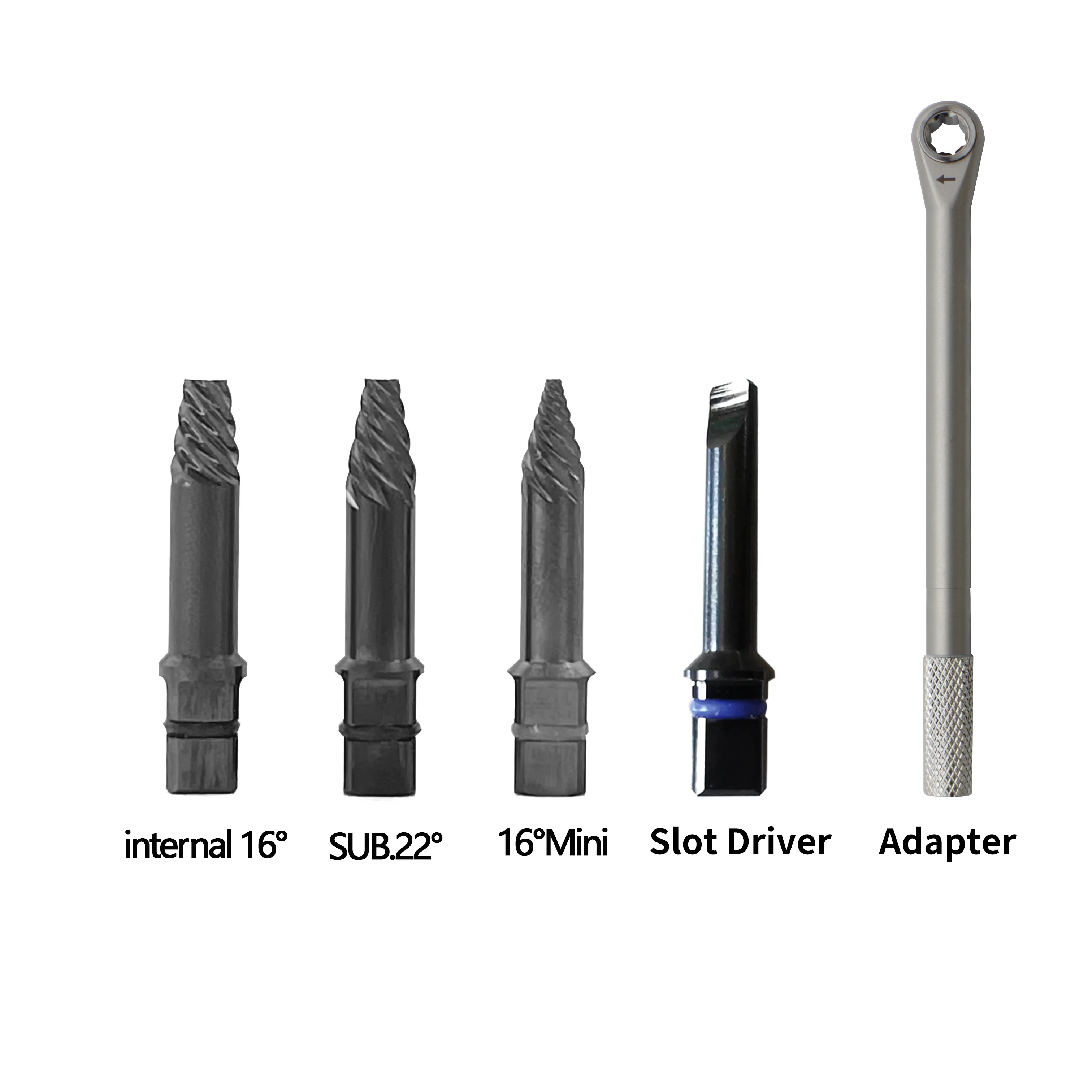 Dental Implant Removal Kit Damaged/Broken Screw Extractor Removal/Take out Failure Implant