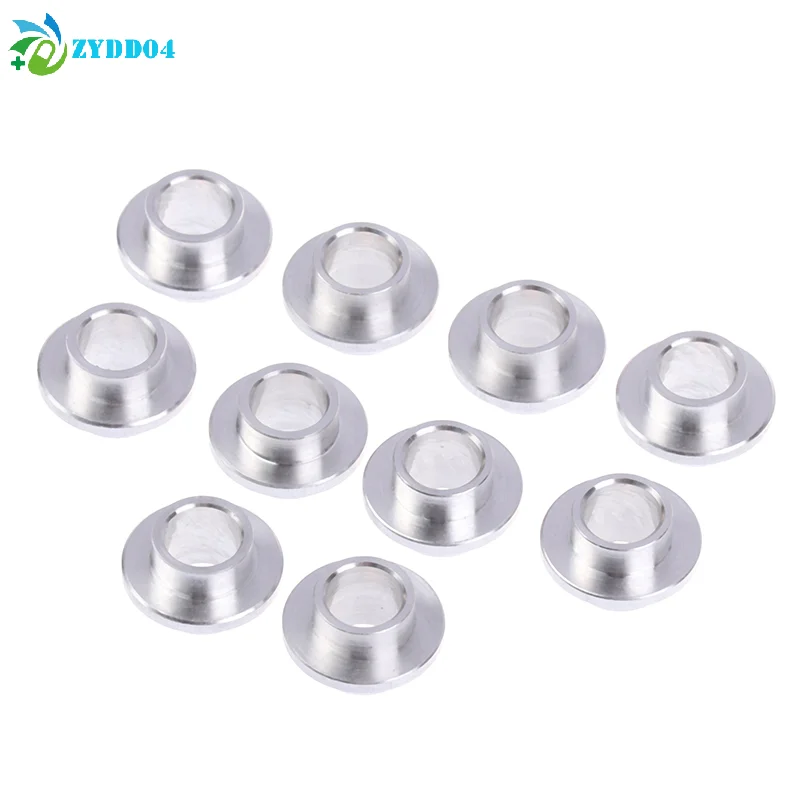 ●10Pcs 10.3MM Aluminium Skateboard Scooter Bearing Spacers Skate Wheel Replacement Bearing Bushing For Roller Skates Parts