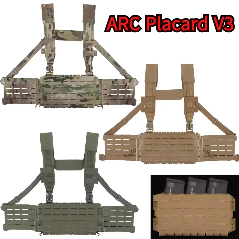 New ARC V3 Multi-Purpose Mag Pouch Tactical Triple Mag Pouch with MOLLE Clip for Hunting Ar15 Accessories
