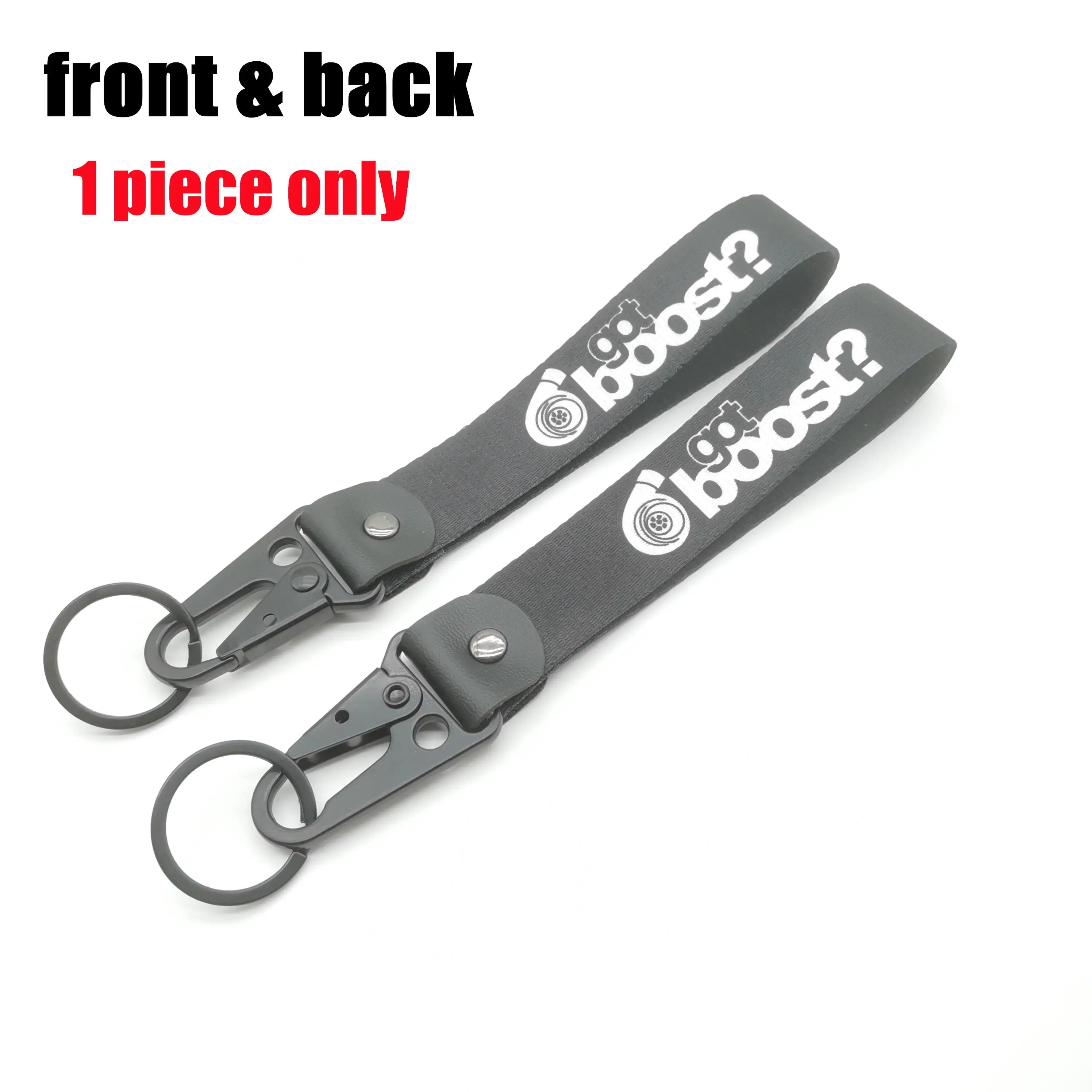 JDM Stijl Sleutelhanger Lanyard Tags Sleutelriem Tow Sides Thermoprint Auto Motor Sleutelhanger Houder Hanger Accessoires