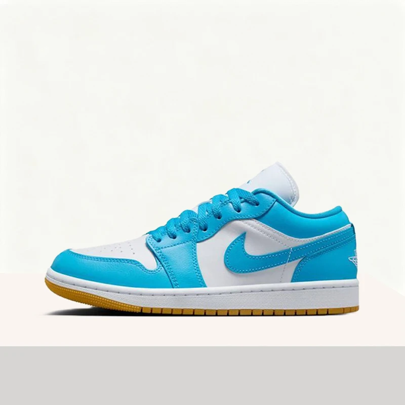 

Nike Air Jordan 1 Low Fashion Retro Color-Blocking Premium Minimalist Low-Top Casual Basketball Shoes for Women DC0774-104