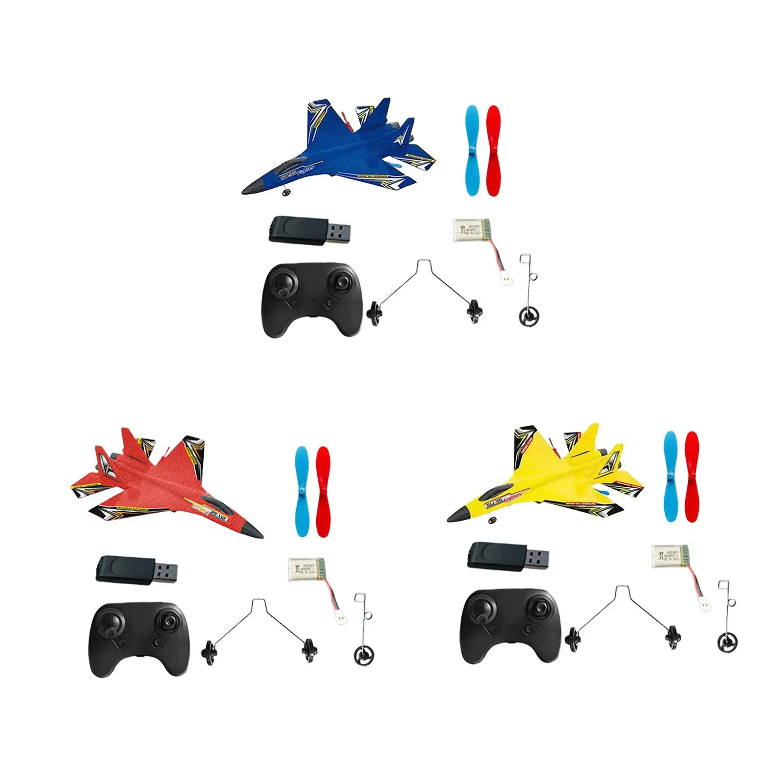 Avion télécommandé en mousse, planeur RC, train d'atterrissage léger et portable,