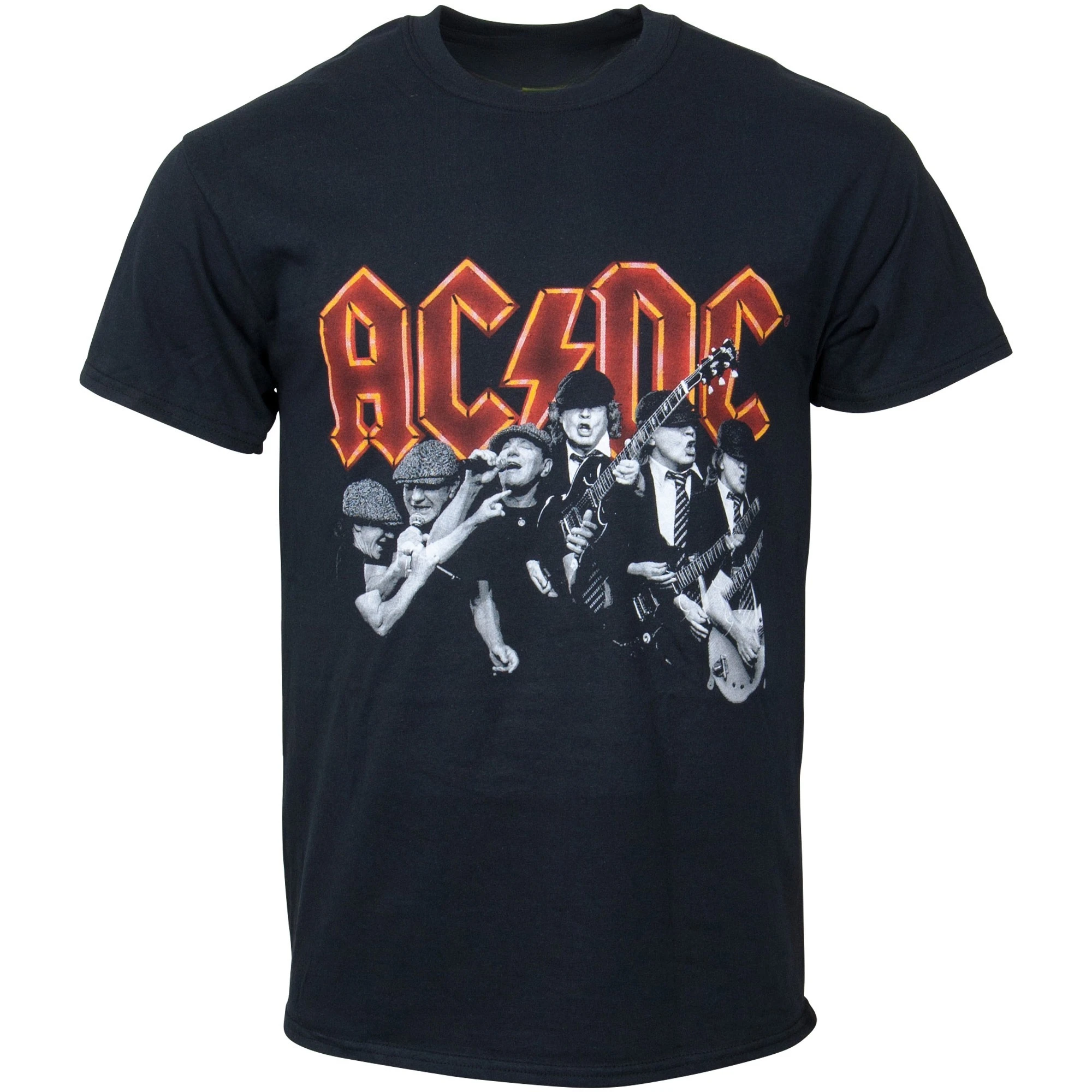 ACDC بريان أنجوس تي شيرت الرجال والنساء قصيرة الأكمام خمر روك باند بلايز الاتجاه العلامة التجارية تي شيرت الصيف الرجال الملابس الشارع الشهير #1