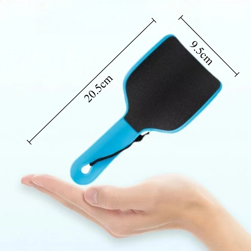Zakrzywiony pilnik do stóp, do usuwania martwego naskórka i odcisków, dwustronny, w kształcie litery U, profesjonalny pilnik do pedicure.