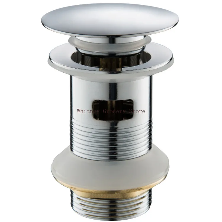 Bathroom Accessories  Square Basin Pop Up Water Stopper Basin Water Waste Drain Black/Chrome/Brushed Gold/Rose/White