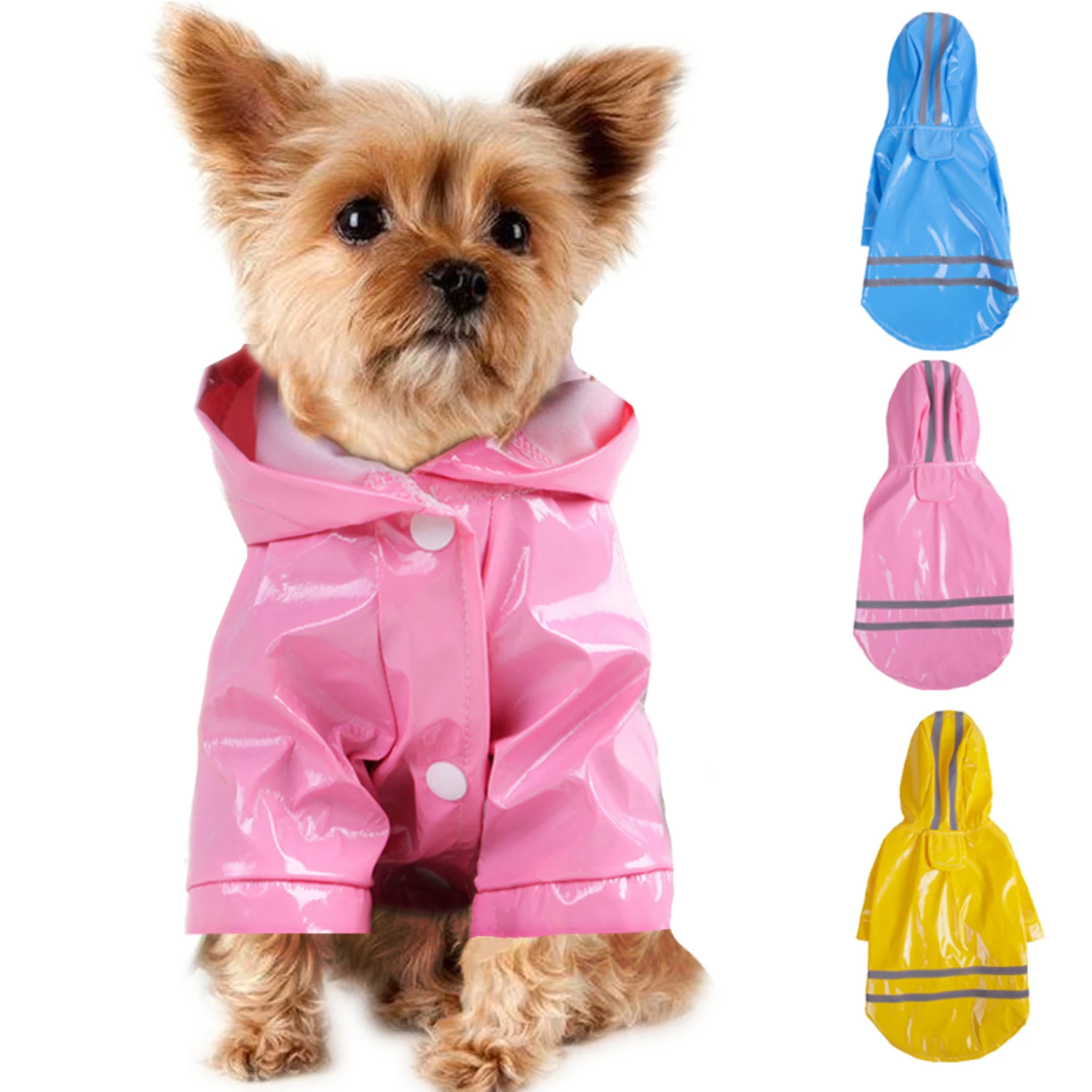 Stylish Wholesale Waterproof Summer Hoody Jackets for Dogs and Cats - Ideal for Keeping Your Furry Friends Dry and Stylish on Ra