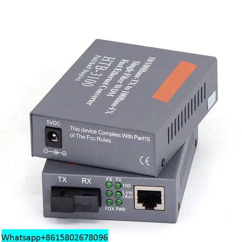 Netlink HTB-3100 fiber optic media converter RJ45 20KM 25KM SC fiber port 10M 100M HTB-3100 fiber media converter