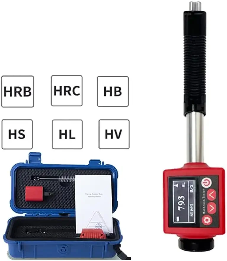 good price portable handheld peen durometer digital iron steel crankshaft and other metal leeb pen type hardness tester