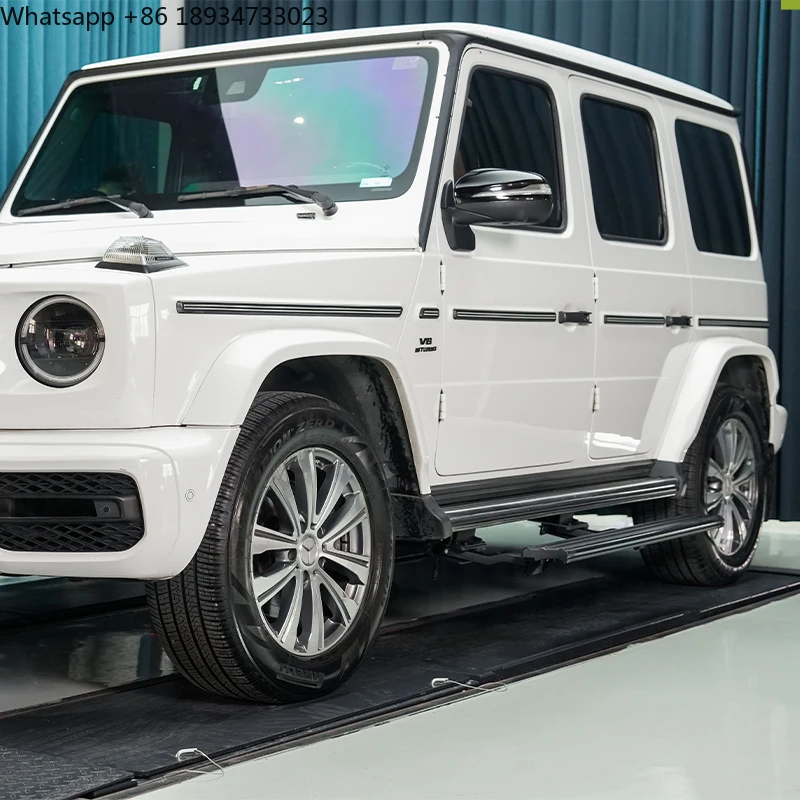 

2019-2025 Year W463A Electric Side Step Pedal Steel Car Running Boards for G450D G500 G350 G63 Rotating Style Auto Side Steps