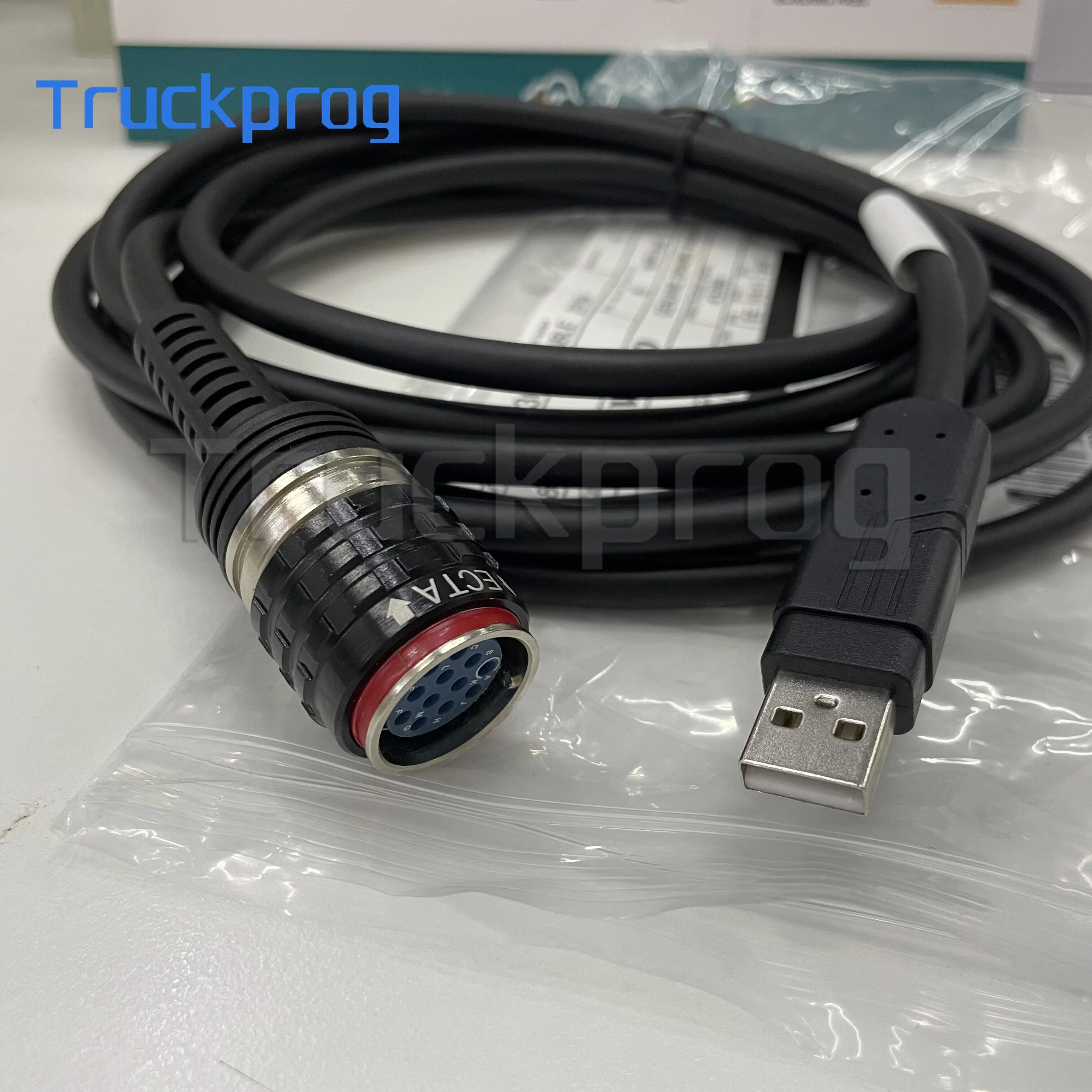 for Vocom Vocom II 888900300 16 Pin OBD+USB+8 Pin Transfer Cables for Excavator Construction Heavy Duty Truck Diagnosis