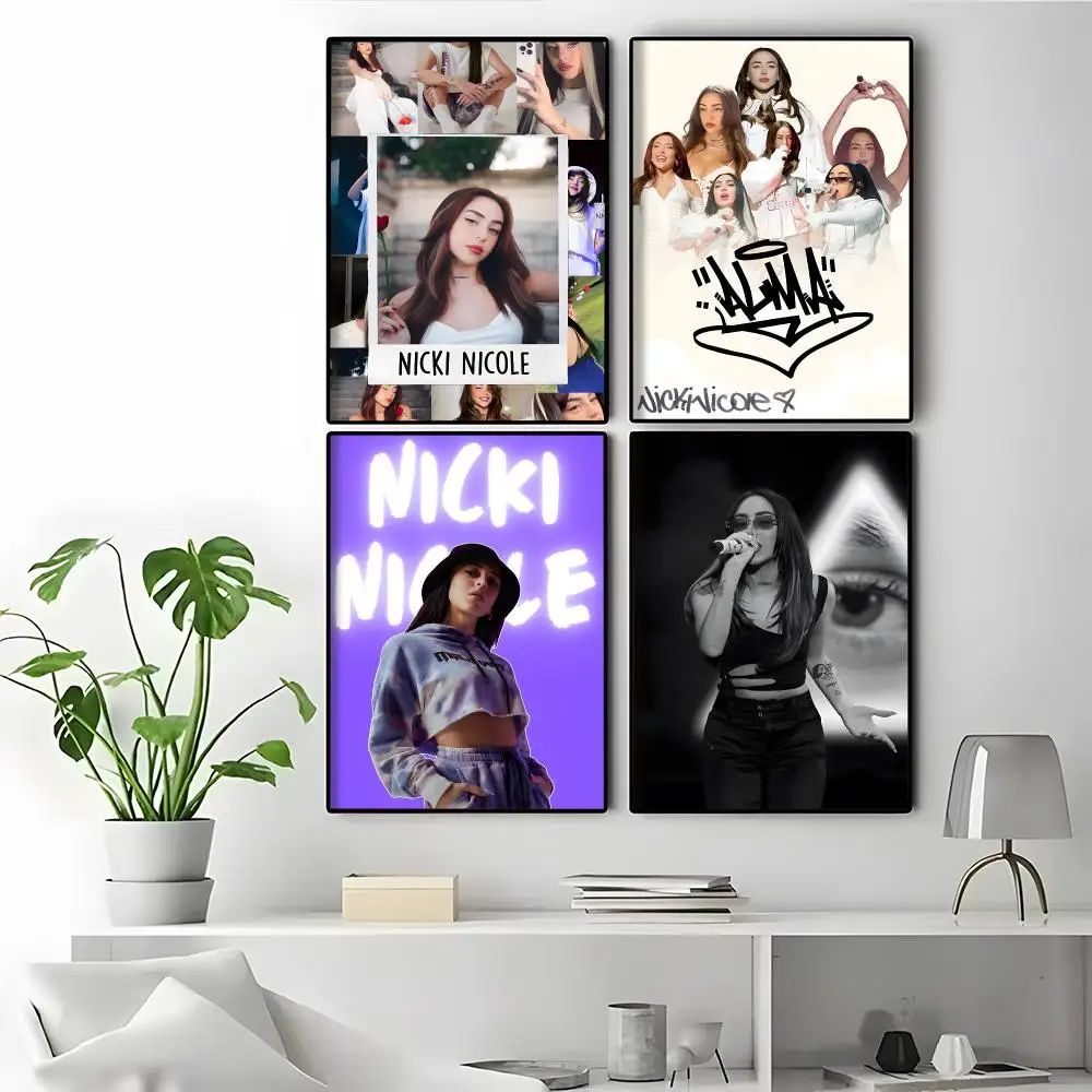 Nicki Nicole Singer Alma Large Wall Decal PVC Art Poster Background Wall Poster Poster