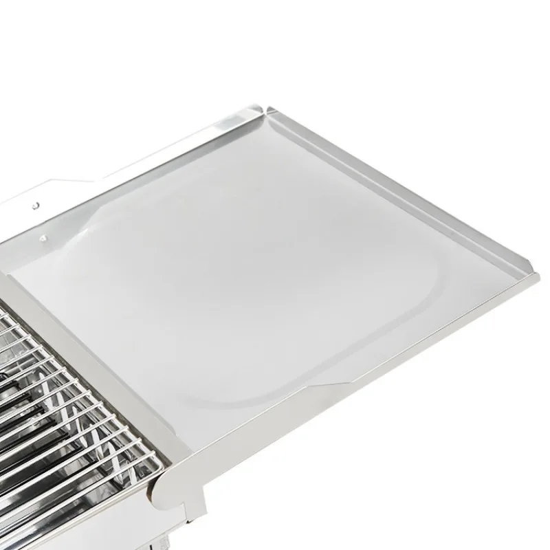 

Outdoor Portable Barbecue Grill, Camping Barbecue Grill, Stainless Steel Smokeless Wood Carbon Barbecue Grill