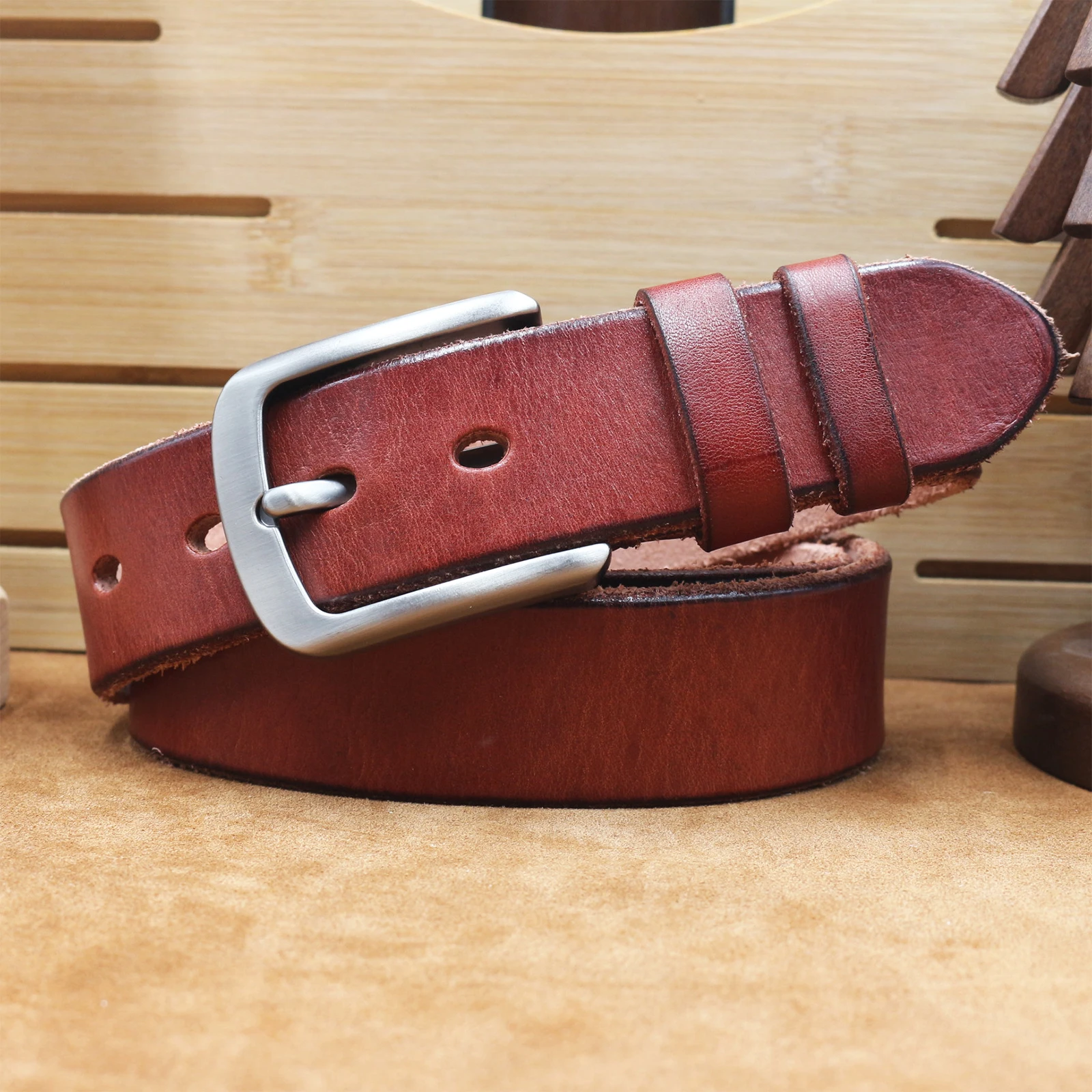 Cintura da Uomo in Vera Pelle  - Leather Works Belt recensione e prezzo