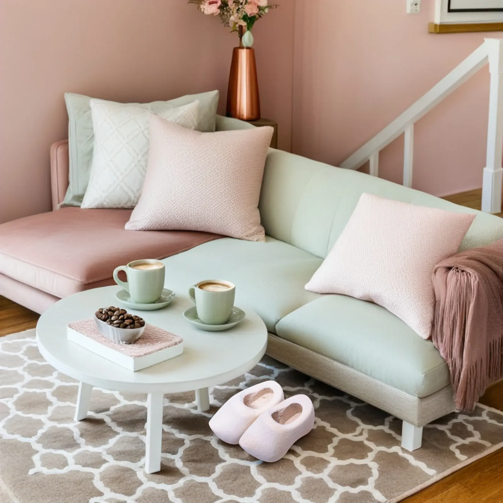 

6Pairs Handcrafted Mini Wood Shoes Dutch Style Clogs Perfect for DIY Painting Projects Tiny Decorative Accessories