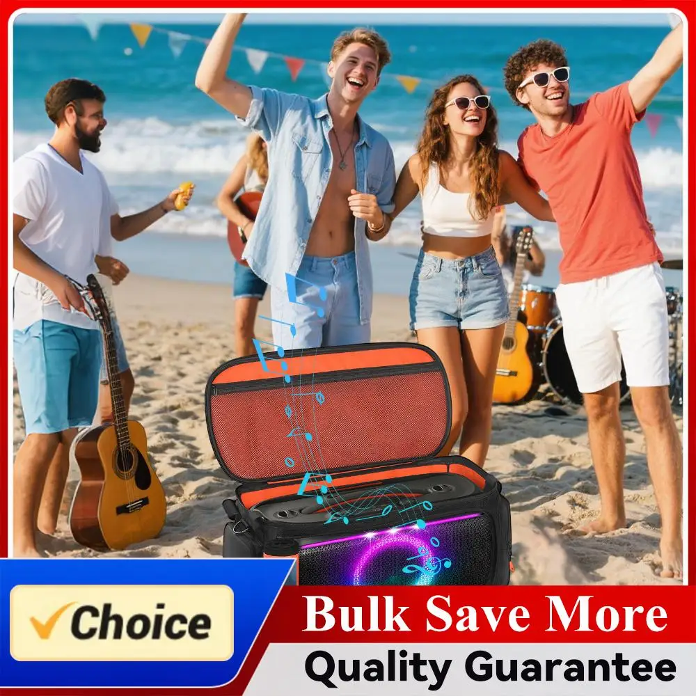 

Противоударный чехол для переноски портативной колонки, сумка-переноска с плечевым ремнем, совместимая с колонкой JBL PartyBox On The Go 2