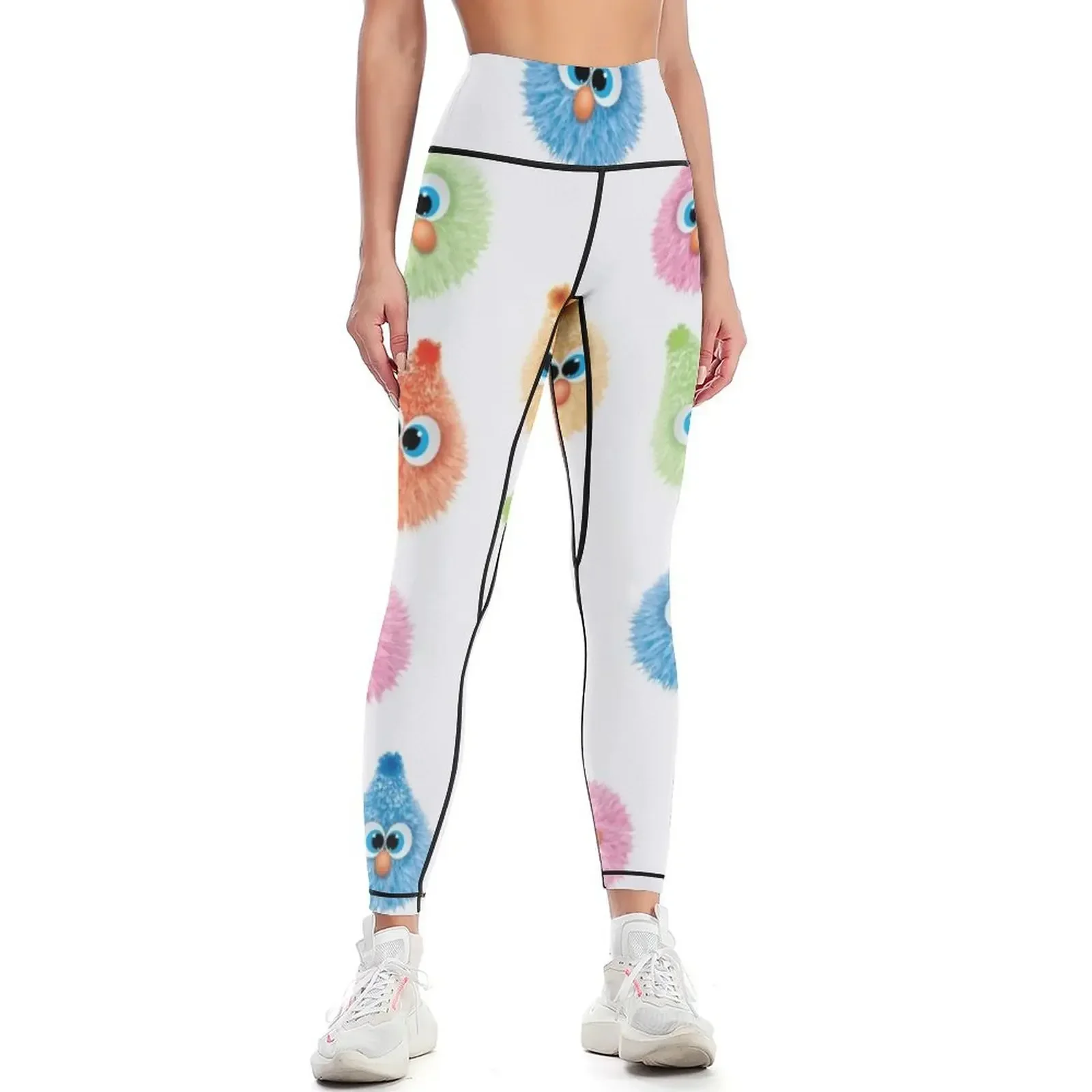 

The Cartoon Colorful Art Work Design Leggings gym wear sports woman gym Fitness woman gym clothing Womens Leggings