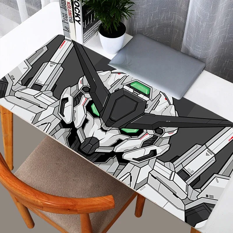 Mauspads Gundam 90x40cm Mauspad Gamer Großer Computer Notebook Pc Mousepad Teppich Gaming Zubehör Tastatur Schreibtischunterlage