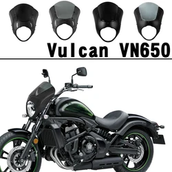 For Kawasaki Vulcan S EN650 650 2015-2024 VN650 Front Headlight Cover Cafe Racer Retro Fairing Motorcycle WindScreen Windshield