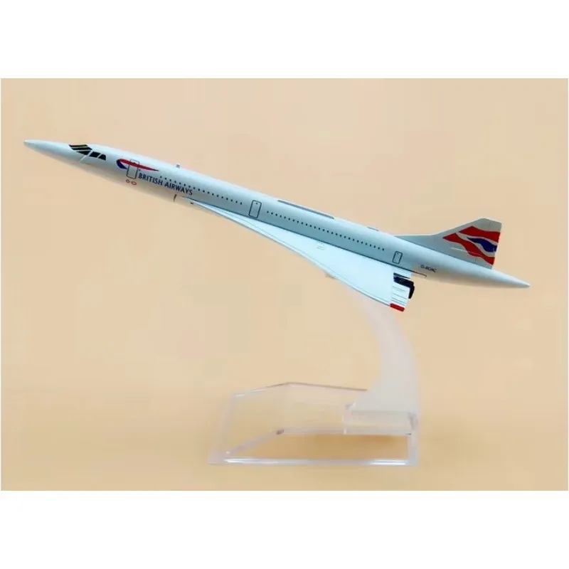 15,5 cm aleación Metal aire British Airways Costa Concordia G-BOAC aerolíneas modelo de avión con soporte avión regalo