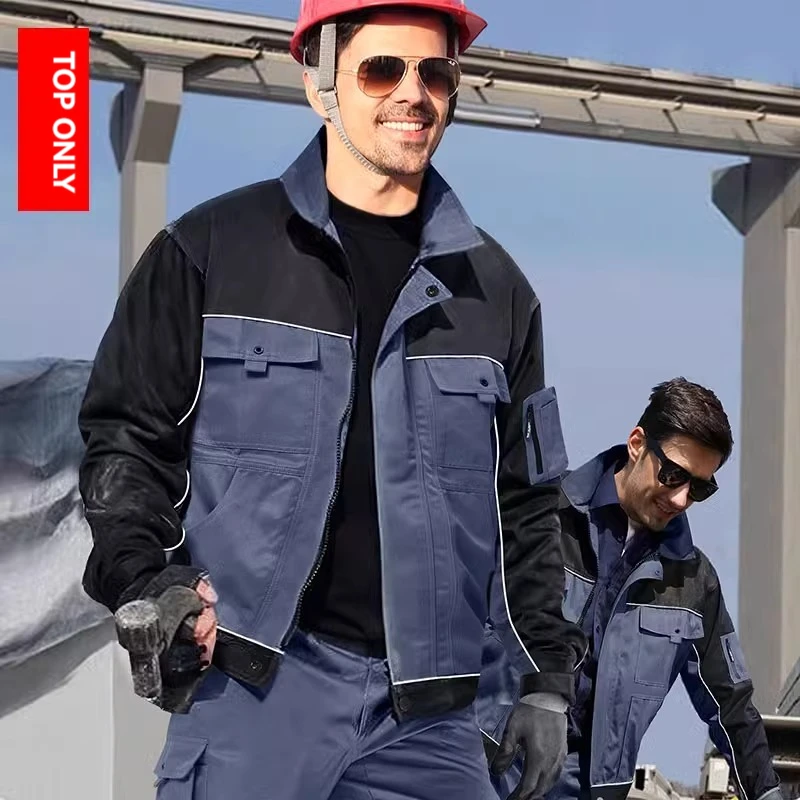 Spring and Autumn Labor Protection Work Clothes Durable Work Clothes Set Workshop Auto Repair Clothing Workshop Unifrom