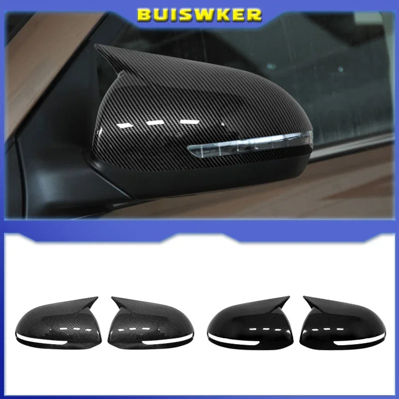 

Rearview Mirror Cover Trim For K2 Pegas 2011-2015 Mirror Modified Horns Shell Sticker Caps Car Styling