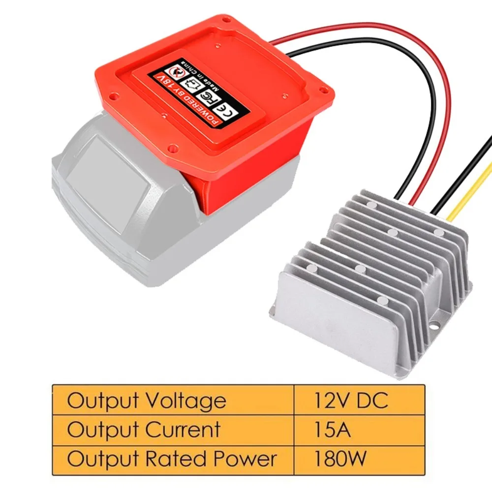 

DIY Step-Down Adapter Automatic Step-Up/Step-Down Converter Compatible with For Milwaukee 18V Lithium Batteries for DIY Projects