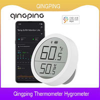 Qingping Bluetooth Thermometer Lite version Wireless Smart Electric Digital Temperature&Humidity LCD Screen Work with Mijia APP