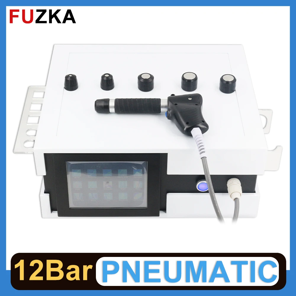 

12Bar Pneumatic Shockwave Therapy Machine For Pain Relief Professional Shock Wave Body Relaxation Massager Professional ED Treat