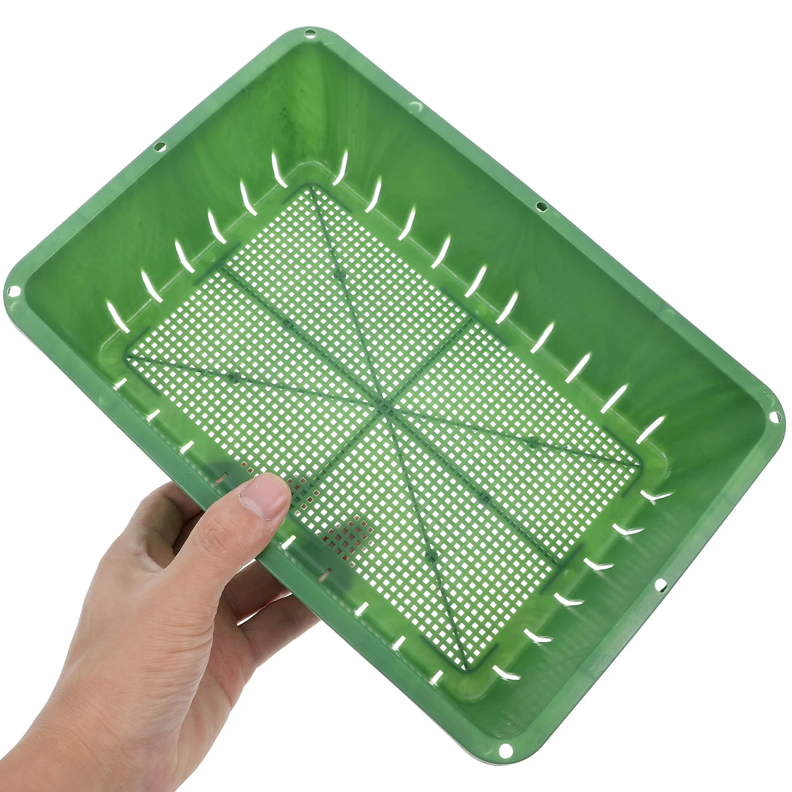 4 pezzi vassoi per piante vassoio per germogliazione uso quotidiano vassoio per coltivazione di piante vassoio per piantare accessori piante vassoio per coltivazione piantare supp