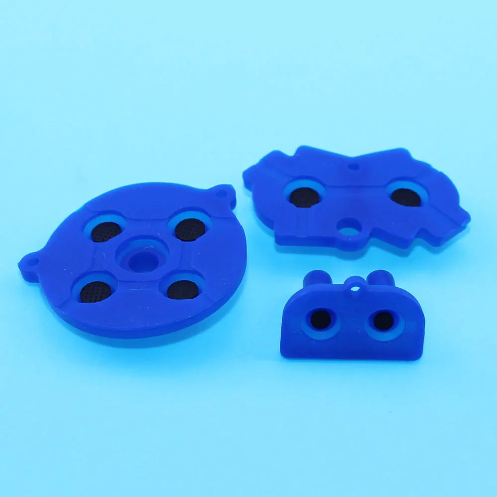 1 pz sostituzione pulsanti in gomma a colori GBA per Game Boy GBA Premium Keyboard A-B D tastiera parti del pulsante in gomma conduttiva