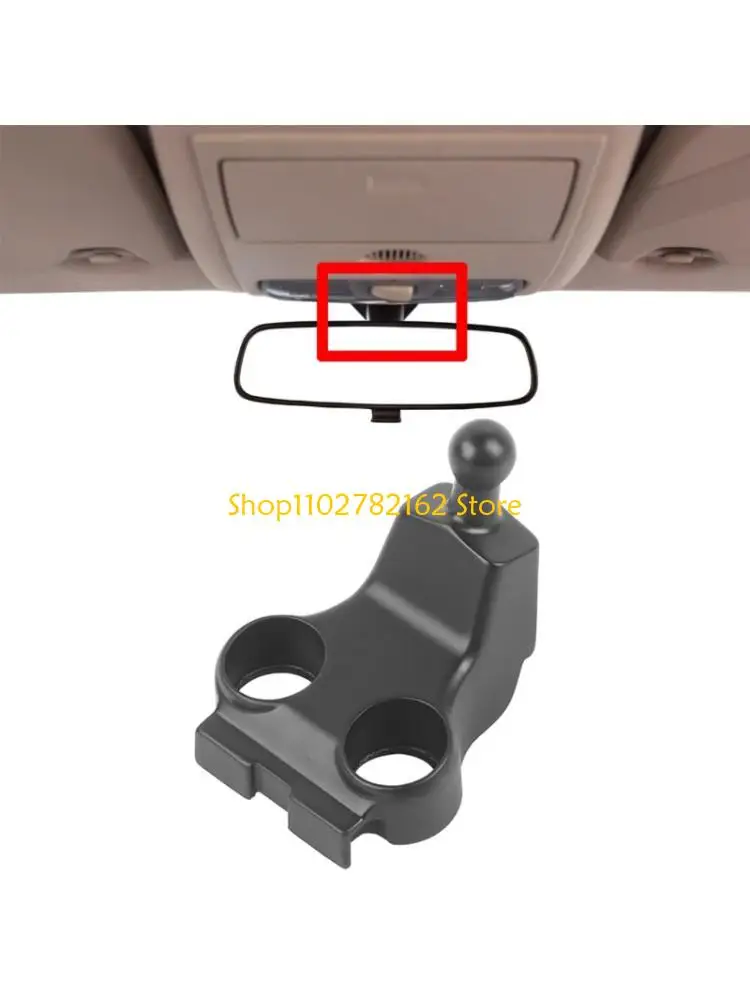 

547B Car Rearview Mirror Shortened Mount Bracket Holder Easy Installation