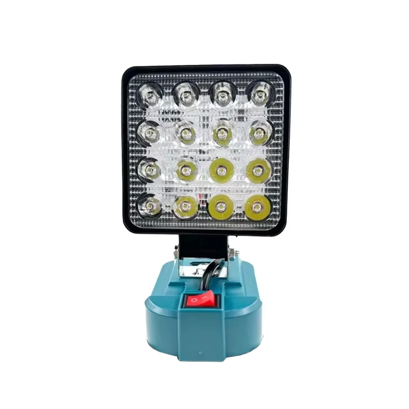 Cordless 4 inch LED Work Light For Makita 14.4V-18V Li-ion Battery Lantern Outdoor Flashlight Camping Lamp Emergency Lighting