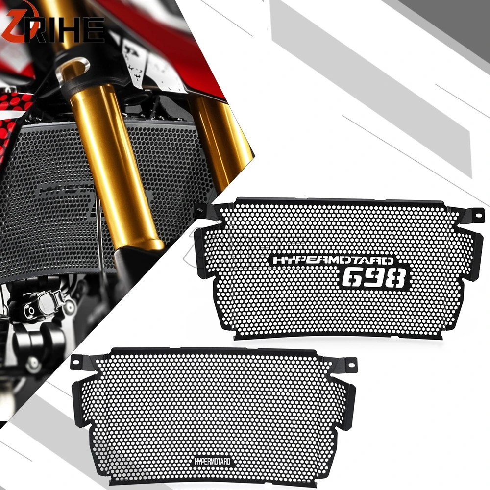 

2024 2025 2026 Hypermotard 698 Hypermotard698 Mono For ducati Motorcycle Accessories Radiator Grille Guard Cover Protector parts