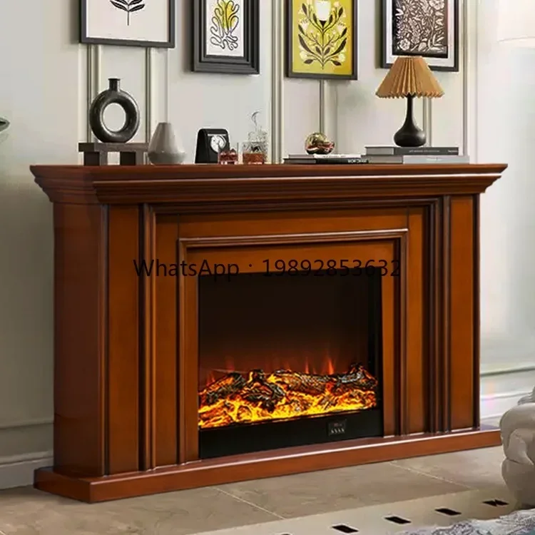 

r5.20 Fireplace Decorative Cabinet European Style Fireplace Rack Electronic Fireplace Core Fire for Home Use