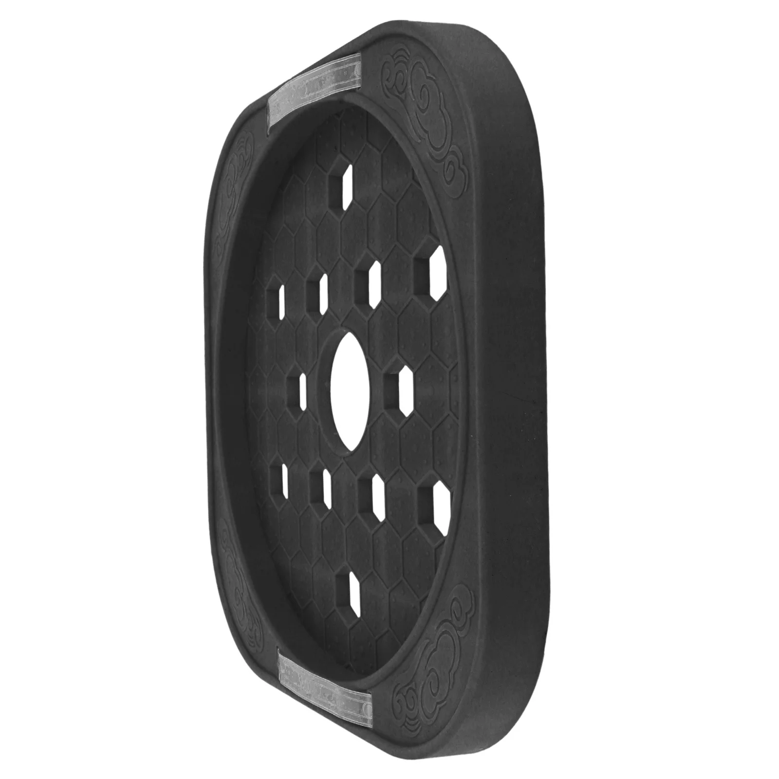 

Round Gas Tank Tray Movable Portable Base Plate Plastic Stainless Steel Wheels Clean Tidy Kitchen Floor