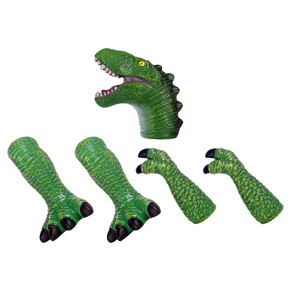 Hand Puppet Dinosaur Toy Child Toys Vinyl Toddler Finger Animal Puppets For Talking Story