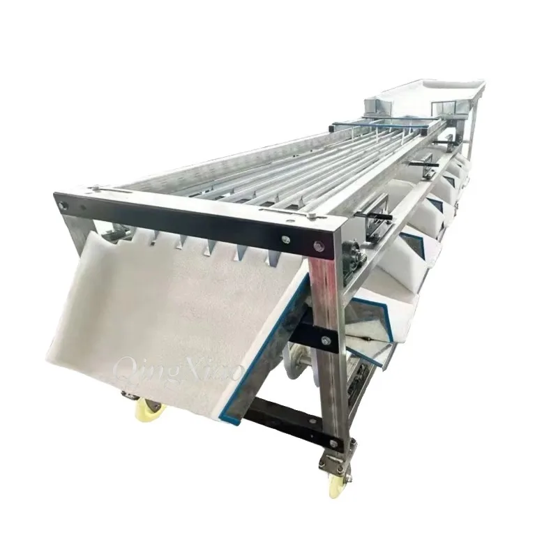 Roller Type Fruit Commercial Fruit Grading Selector Sizer for Jujube Kumquat Passion Plum Automatic Fruit Sorting Grader