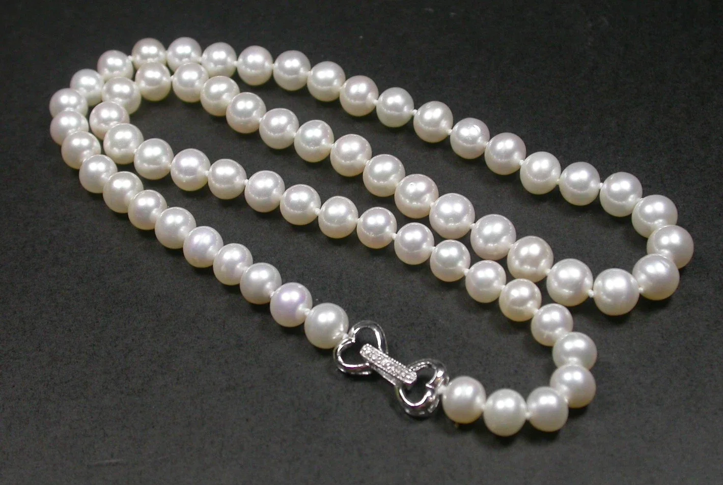 

Классическое колье AAAA10-11 мм из натурального круглого белого/розового жемчуга Южного моря 16-18 дюймов-925s