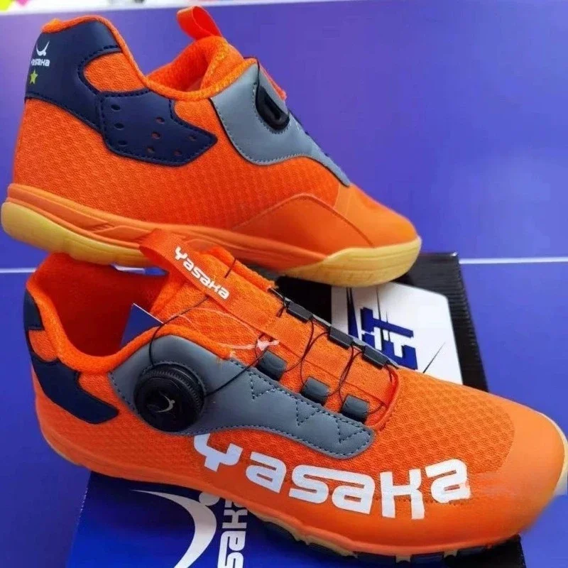 

2026 Original Brand Professional Table Tennis Shoe Top Quality Men Woman Gym Badminton Shoe Designer Quick Lacing Athletic Shoe