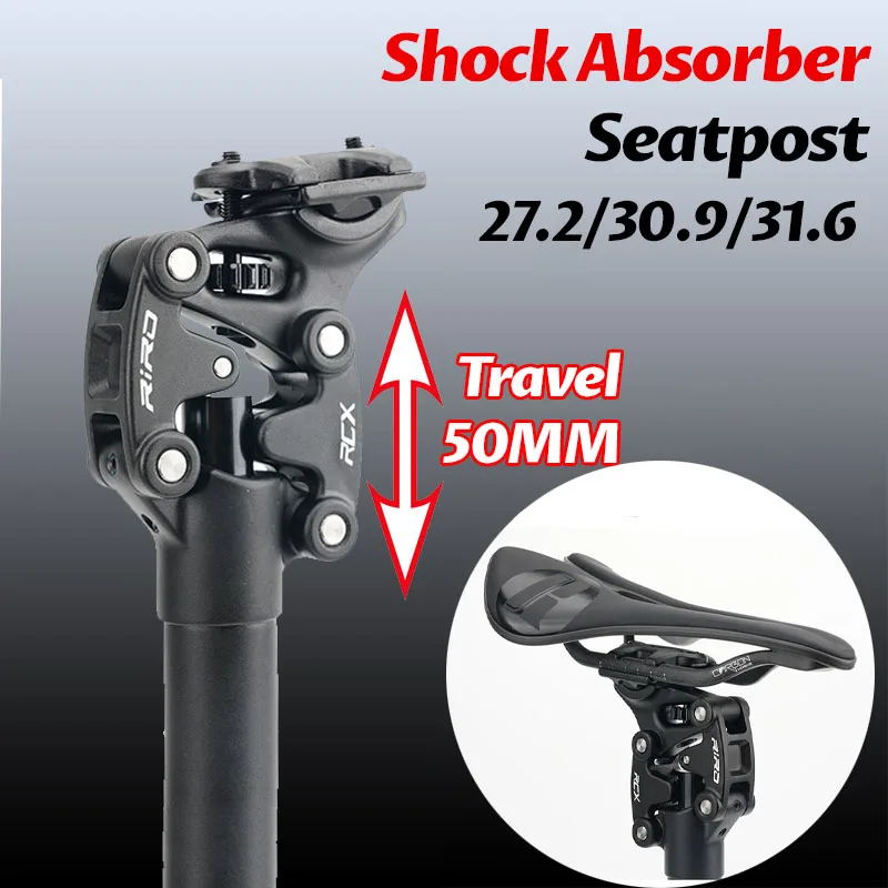 

27.2 30.9 31.6 Shock Absorber Seatpost Adjustable Damping Suspension Seat Post Mountain Bike Mtb Aluminum Cushioned Seat Tube