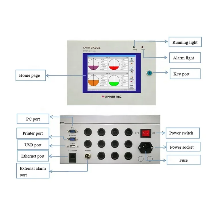 Station Remote Monitoring Fuel Level Automatic Tank Gauge System