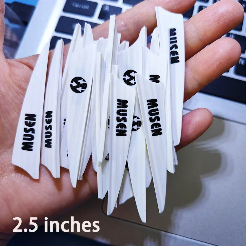 50/100 pcs PANDARUS Arrow Vanes 1.75/2.5/Inch Air Groove Vanes Rubber Vanes Used For Archery  Shooting Accessories