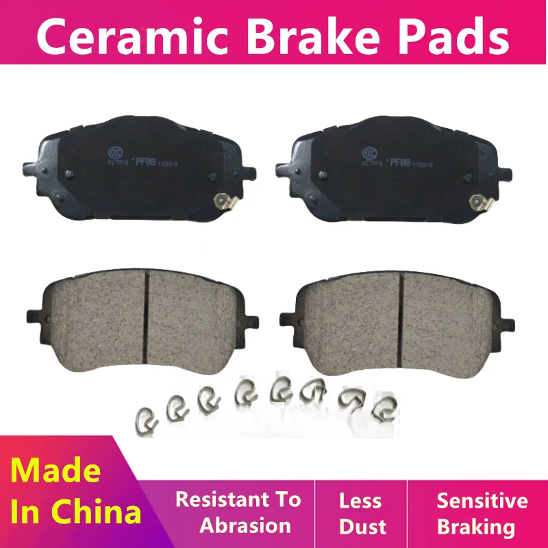 Ceramic Front Brake Pads For Haval H6 (3rd Generation B01) H6s / Big Dog (B06) (2020 2021 2022 2023 2024) Auto Parts