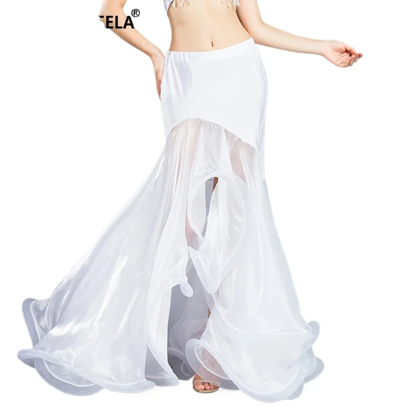 2024 Nieuwe Vrouw Buikdans Rok Sexy Heup Fishtail Buikdans Rok 6809