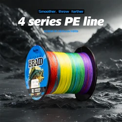 PE Braided Fishing Lines 100M 4 Strands 18LB 8.16KG Super Strong Fishing Wire Japan Multicolor Multifilament Line for Saltwater