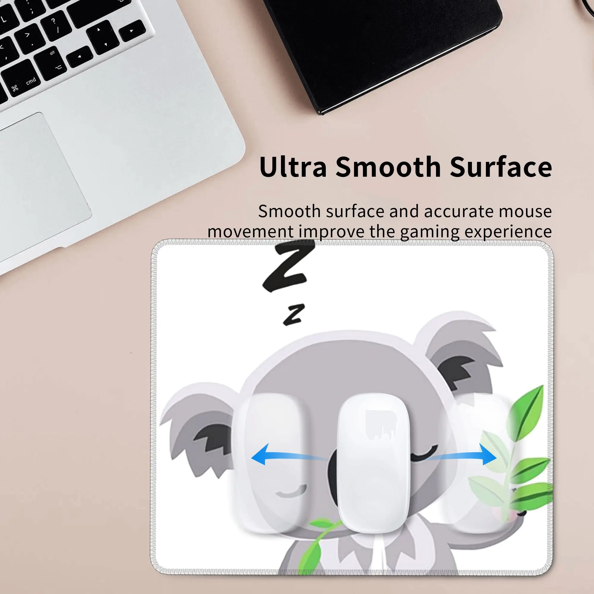 Cute Baby Koala Sleeping Good Night Mouse Pad Computer Keyboard Mouse Mat Gamer PC Laptop Desk Mat Office Accessories Table Mats