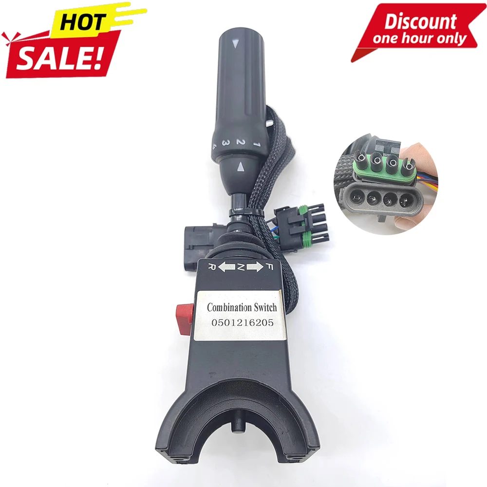 

Factory Supply Wheel Loader 4WG200 Transmission Gear Selector Shift Lever 0501216209 Transmission Control Shifter